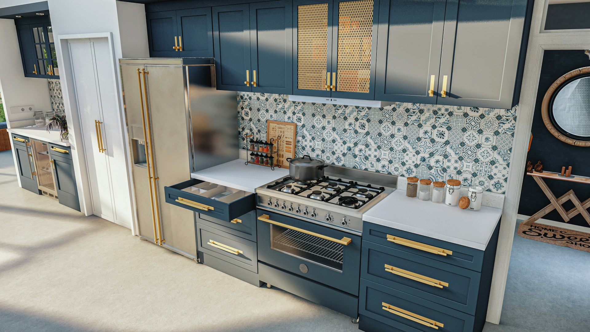 Navy Blue Kitchen Cabinets: Timeless Design, Modern Style and Smart Functionality